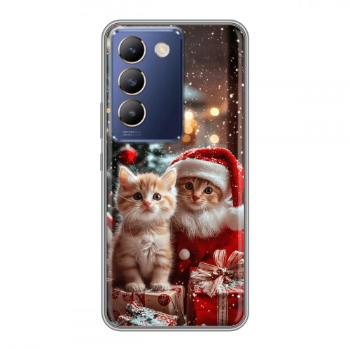 Дизайнерский силиконовый чехол для Vivo V30 Lite Новый год