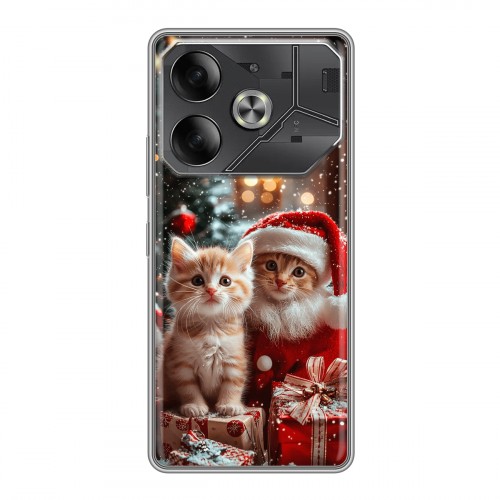 Дизайнерский силиконовый чехол для Tecno Pova 6 Новый год