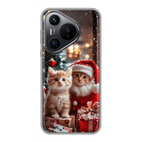 Дизайнерский силиконовый чехол для Huawei Pura 70 Новый год