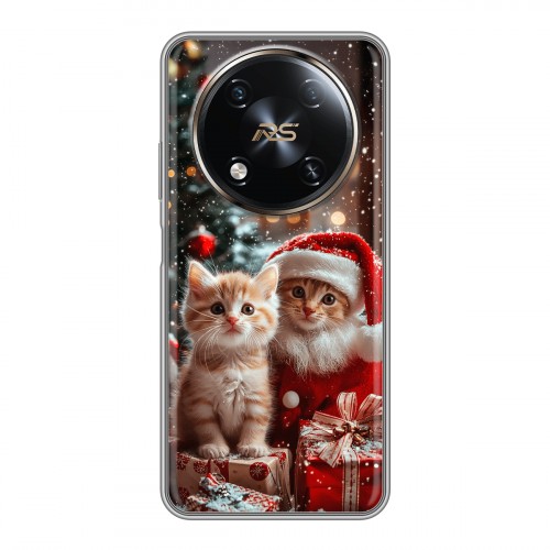 Дизайнерский силиконовый чехол для Itel RS4 Новый год