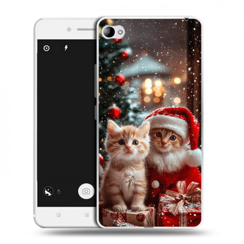 Дизайнерский пластиковый чехол для Lenovo S90 Новый год