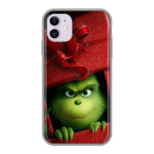 Дизайнерский силиконовый чехол для Iphone 11 Новый год