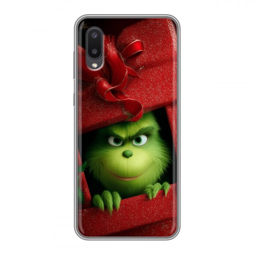 Дизайнерский силиконовый чехол для Samsung Galaxy A02 Новый год