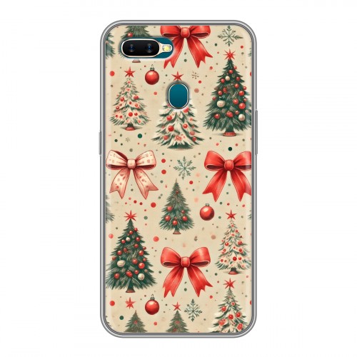 Дизайнерский силиконовый чехол для OPPO AX7 Новый год