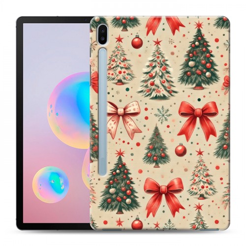 Дизайнерский силиконовый чехол для Samsung Galaxy Tab S6 Новый год