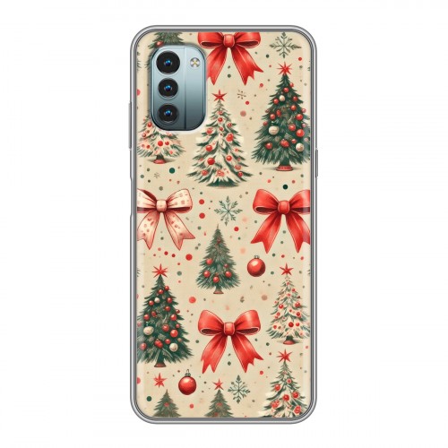 Дизайнерский силиконовый чехол для Nokia G11 Новый год