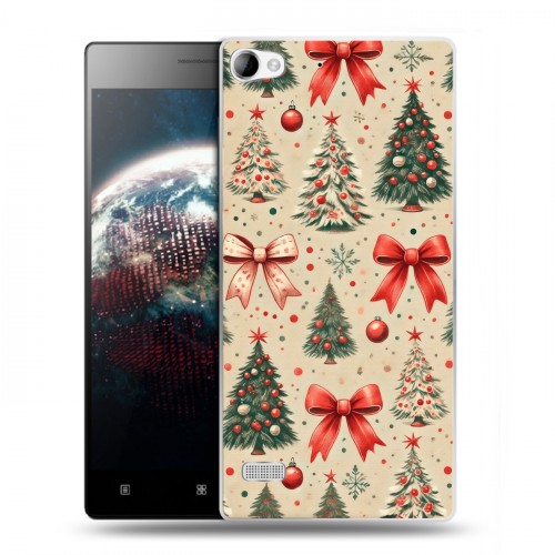 Дизайнерский пластиковый чехол для Lenovo Vibe X2 Новый год