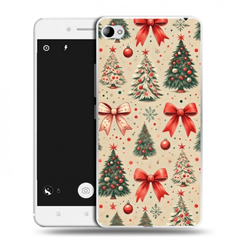 Дизайнерский пластиковый чехол для Lenovo S90 Новый год