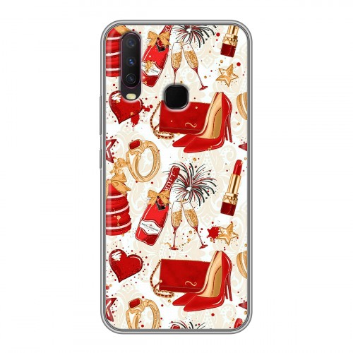 Дизайнерский силиконовый чехол для Vivo Y17 Новый год