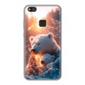 Дизайнерский силиконовый чехол для Huawei P10 Lite Новый год