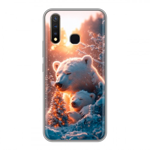 Дизайнерский силиконовый чехол для Vivo Y19 Новый год