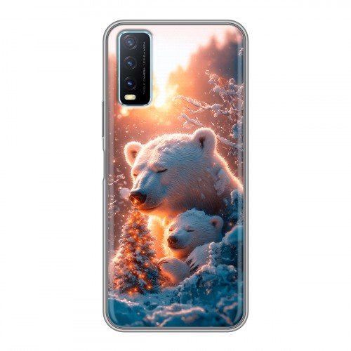 Дизайнерский силиконовый чехол для Vivo Y20 Новый год