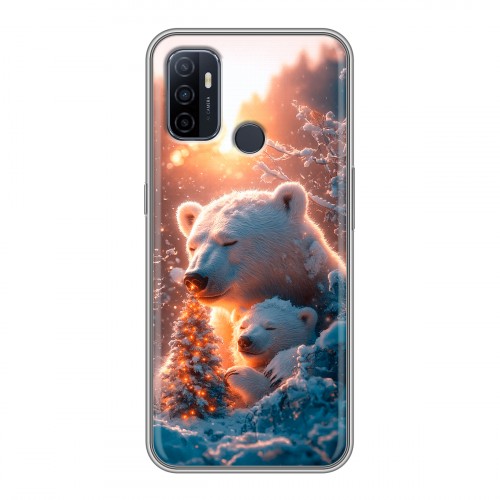 Дизайнерский силиконовый чехол для OPPO A53 Новый год