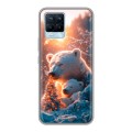 Дизайнерский силиконовый чехол для Realme 8 Новый год
