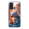 Дизайнерский силиконовый чехол для Itel Vision 3 Новый год