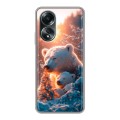 Дизайнерский силиконовый чехол для OPPO A58 4G Новый год