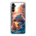 Дизайнерский силиконовый чехол для Samsung Galaxy A05s Новый год