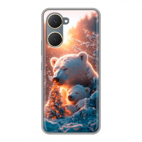 Дизайнерский пластиковый чехол для Vivo Y03 Новый год