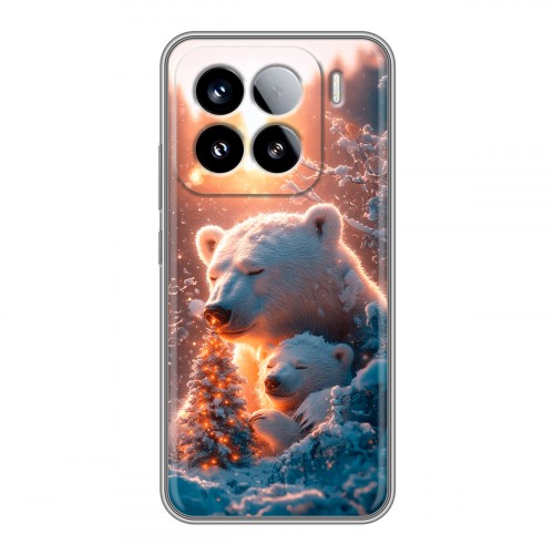 Дизайнерский силиконовый чехол для Xiaomi 15 Новый год