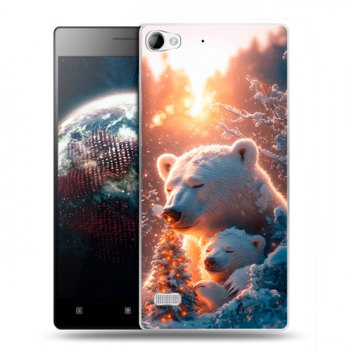 Дизайнерский пластиковый чехол для Lenovo Vibe X2 Новый год