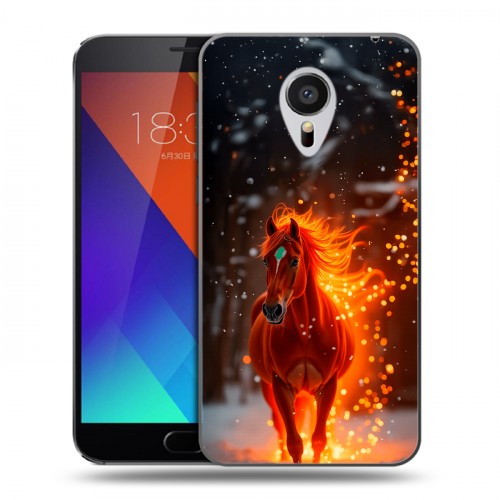 Дизайнерский пластиковый чехол для Meizu MX5 Новый год