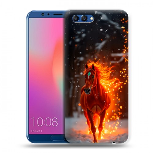 Дизайнерский пластиковый чехол для Huawei Honor View 10 Новый год