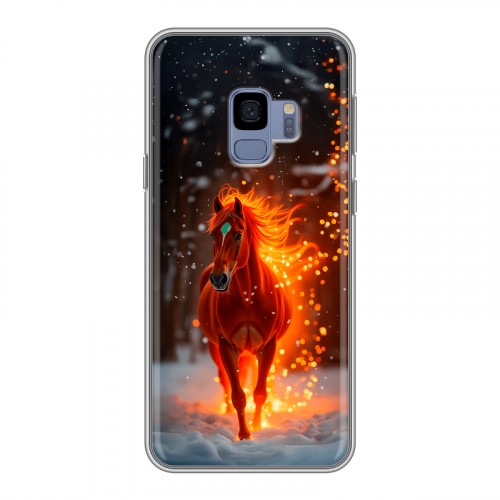 Дизайнерский силиконовый чехол для Samsung Galaxy S9 Новый год