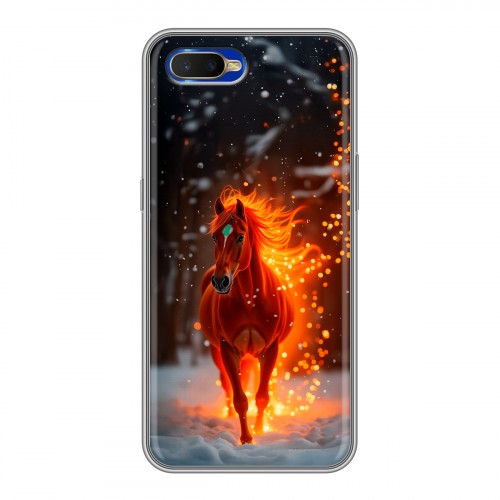 Дизайнерский силиконовый чехол для OPPO RX17 Neo Новый год