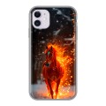 Дизайнерский силиконовый чехол для Iphone 11 Новый год