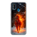 Дизайнерский силиконовый чехол для Samsung Galaxy M30s Новый год
