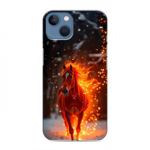 Дизайнерский силиконовый чехол для Iphone 13 Новый год