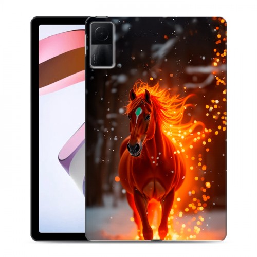 Дизайнерский силиконовый чехол для Xiaomi RedMi Pad Новый год