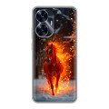 Дизайнерский силиконовый чехол для Realme C55 Новый год