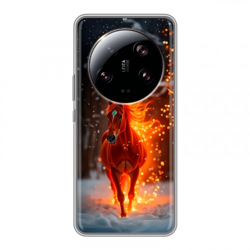 Дизайнерский пластиковый чехол для Xiaomi 13 Ultra Новый год