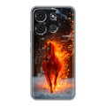 Дизайнерский силиконовый чехол для Itel A60s Новый год