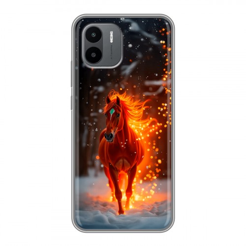Дизайнерский силиконовый чехол для Xiaomi Redmi A2 Новый год