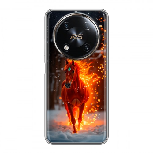 Дизайнерский пластиковый чехол для Itel RS4 Новый год