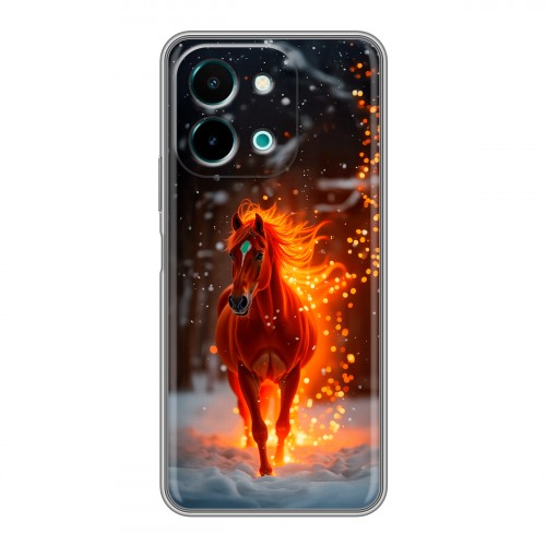 Дизайнерский пластиковый чехол для Vivo Y28 Новый год