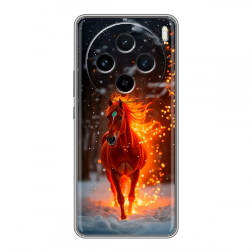 Дизайнерский пластиковый чехол для Vivo X100 Новый год