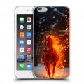 Дизайнерский силиконовый чехол для Iphone 6 Plus/6s Plus Новый год