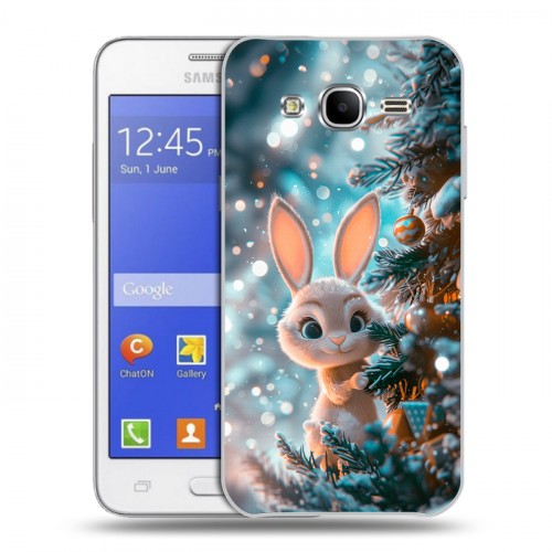 Дизайнерский пластиковый чехол для Samsung Galaxy J7 Новый год