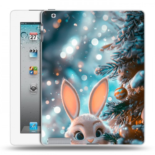Дизайнерский пластиковый чехол для Ipad 2/3/4 Новый год