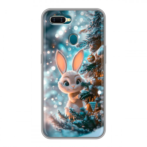 Дизайнерский силиконовый чехол для OPPO AX7 Новый год