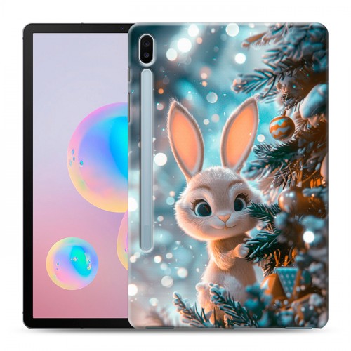 Дизайнерский силиконовый чехол для Samsung Galaxy Tab S6 Новый год