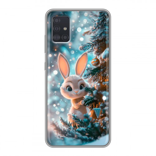 Дизайнерский силиконовый чехол для Samsung Galaxy A51 Новый год