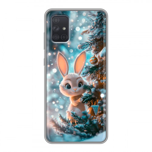 Дизайнерский силиконовый чехол для Samsung Galaxy A71 Новый год