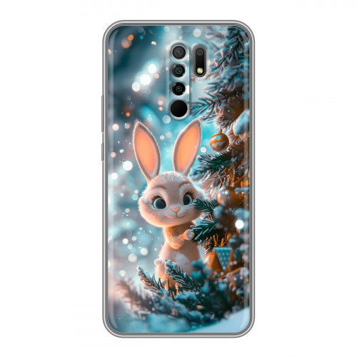 Дизайнерский силиконовый чехол для Xiaomi RedMi 9 Новый год