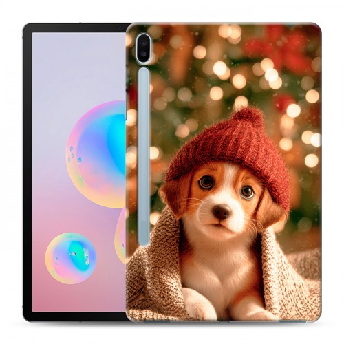 Дизайнерский силиконовый чехол для Samsung Galaxy Tab S6 Новый год
