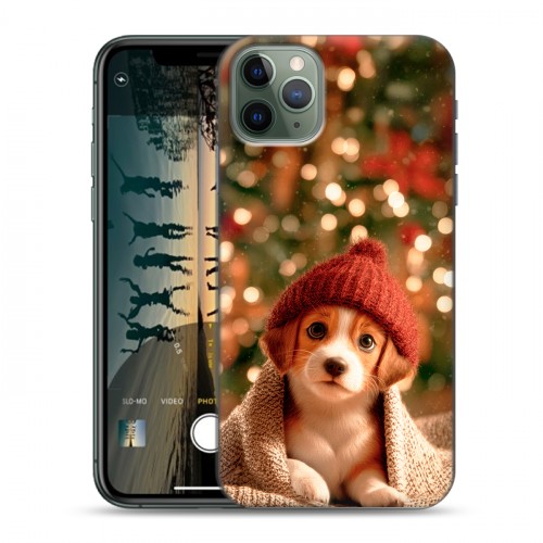 Дизайнерский силиконовый чехол для Iphone 11 Pro Новый год