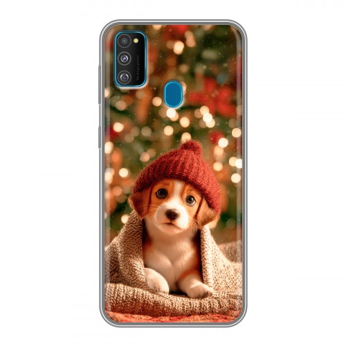 Дизайнерский силиконовый чехол для Samsung Galaxy M30s Новый год